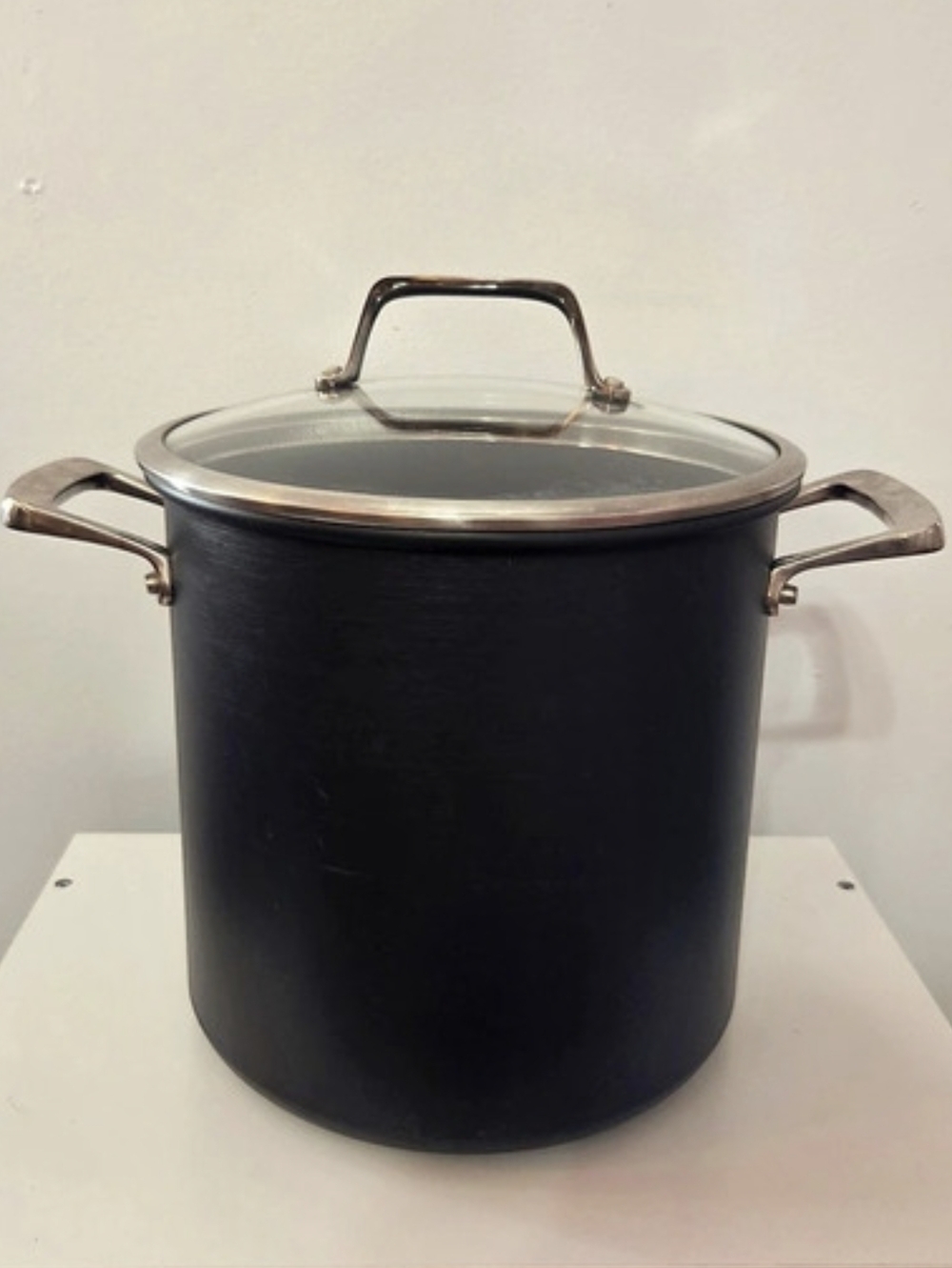 All-Clad HA1 QT Expert Hard-Anodized Nonstick Stockpot with Glass Lid Nonstick